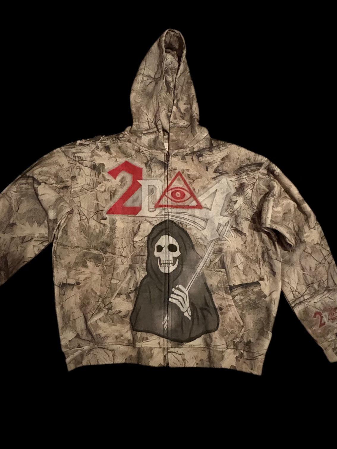 “2Die4” Camo Zip-Up